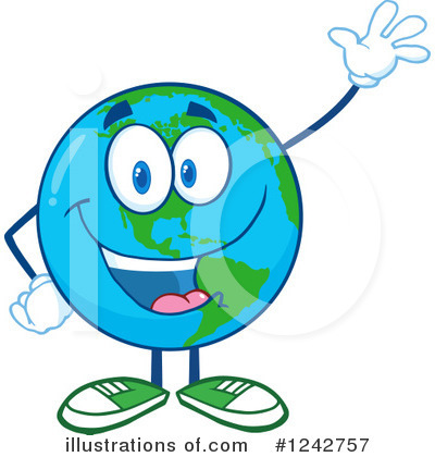 Globe Clipart #1242757 by Hit Toon