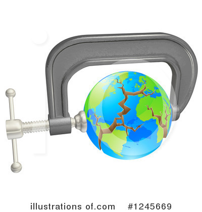 Royalty-Free (RF) Earth Clipart Illustration by AtStockIllustration - Stock Sample #1245669