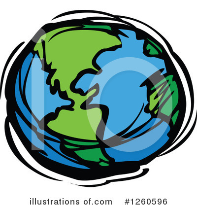 Globe Clipart #1260596 by Chromaco