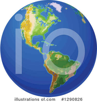 Royalty-Free (RF) Earth Clipart Illustration by Pushkin - Stock Sample #1290826