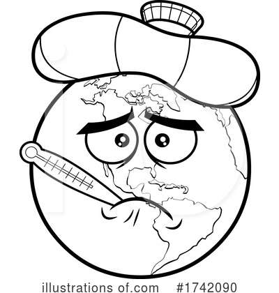 Royalty-Free (RF) Earth Clipart Illustration by Hit Toon - Stock Sample #1742090