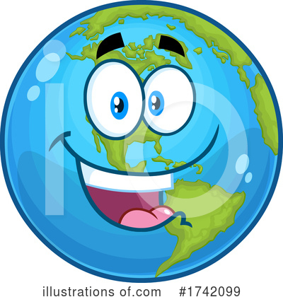 Globe Clipart #1742099 by Hit Toon