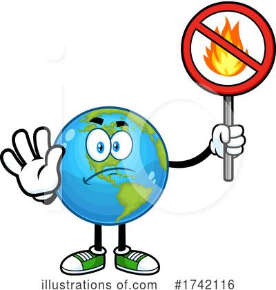 Royalty-Free (RF) Earth Clipart Illustration by Hit Toon - Stock Sample #1742116