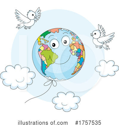 Royalty-Free (RF) Earth Clipart Illustration by Alex Bannykh - Stock Sample #1757535