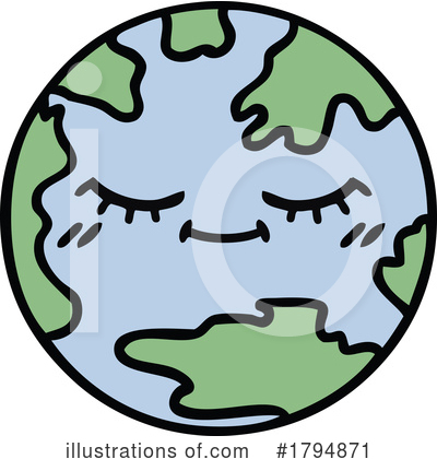Royalty-Free (RF) Earth Clipart Illustration by lineartestpilot - Stock Sample #1794871