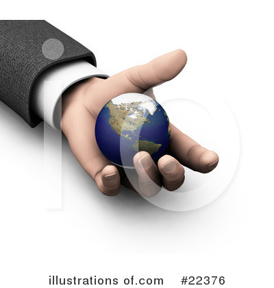 Royalty-Free (RF) Earth Clipart Illustration by KJ Pargeter - Stock Sample #22376