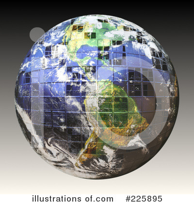 Royalty-Free (RF) Earth Clipart Illustration by Arena Creative - Stock Sample #225895