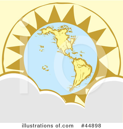 Royalty-Free (RF) Earth Clipart Illustration by xunantunich - Stock Sample #44898