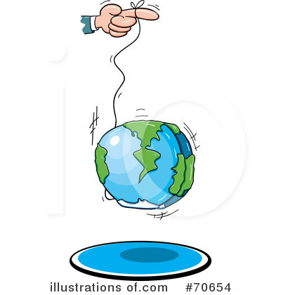 Royalty-Free (RF) Earth Clipart Illustration by jtoons - Stock Sample #70654