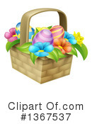 Easter Basket Clipart #1367537 by AtStockIllustration
