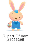 Easter Bunny Clipart #1056395 by Qiun