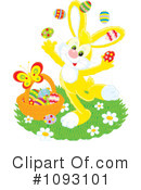 Easter Bunny Clipart #1093101 by Alex Bannykh
