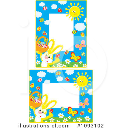 Royalty-Free (RF) Easter Bunny Clipart Illustration by Alex Bannykh - Stock Sample #1093102
