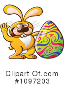 Easter Bunny Clipart #1097203 by Zooco