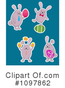 Easter Bunny Clipart #1097862 by Vector Tradition SM