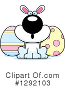 Easter Bunny Clipart #1292103 by Cory Thoman