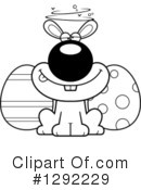 Easter Bunny Clipart #1292229 by Cory Thoman