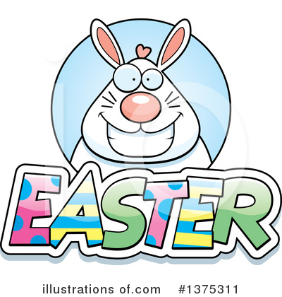 Royalty-Free (RF) Easter Bunny Clipart Illustration by Cory Thoman - Stock Sample #1375311