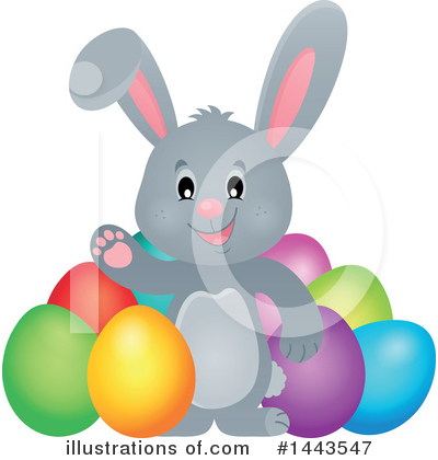 Easter Bunny Clipart #1443547 by visekart
