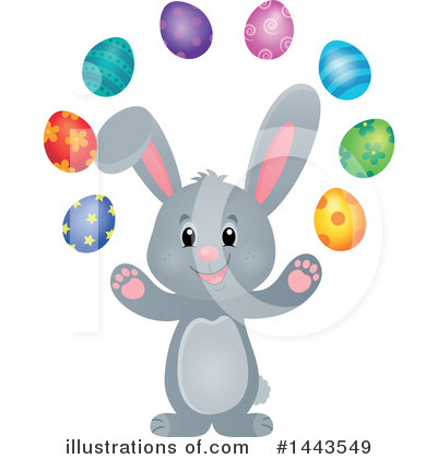 Easter Bunny Clipart #1443549 by visekart