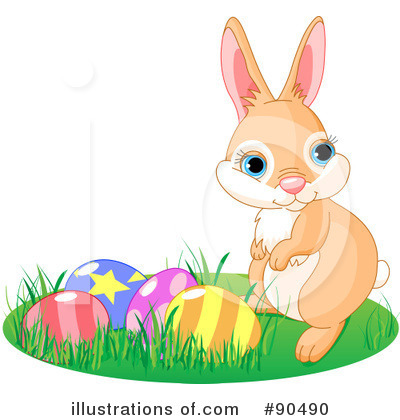 Easter Bunny Clipart #90490 by Pushkin