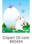 Easter Bunny Clipart #90494 by Pushkin