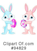 Easter Bunny Clipart #94829 by Pushkin