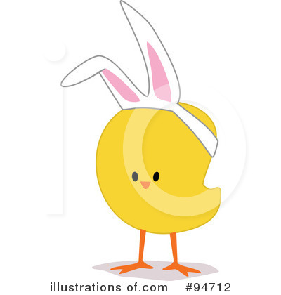 Royalty-Free (RF) Easter Chick Clipart Illustration by peachidesigns - Stock Sample #94712
