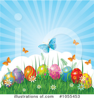 Royalty-Free (RF) Easter Clipart Illustration by Pushkin - Stock Sample #1055453