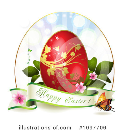 Royalty-Free (RF) Easter Clipart Illustration by merlinul - Stock Sample #1097706