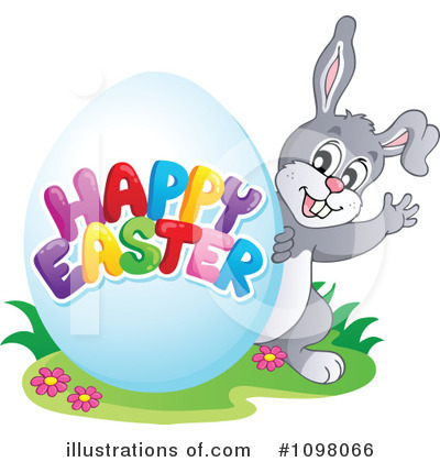 Easter Bunny Clipart #1098066 by visekart