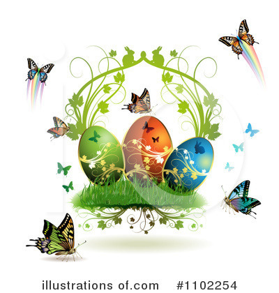 Royalty-Free (RF) Easter Clipart Illustration by merlinul - Stock Sample #1102254
