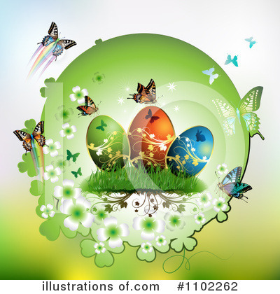 Royalty-Free (RF) Easter Clipart Illustration by merlinul - Stock Sample #1102262