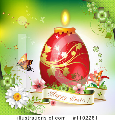 Royalty-Free (RF) Easter Clipart Illustration by merlinul - Stock Sample #1102281
