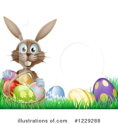Easter Bunny Clipart #1229288 by AtStockIllustration