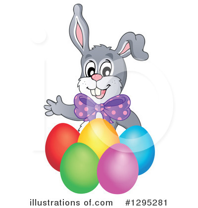 Easter Bunny Clipart #1295281 by visekart