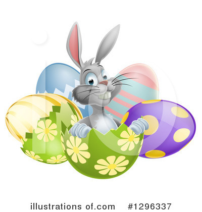 Easter Eggs Clipart #1296337 by AtStockIllustration