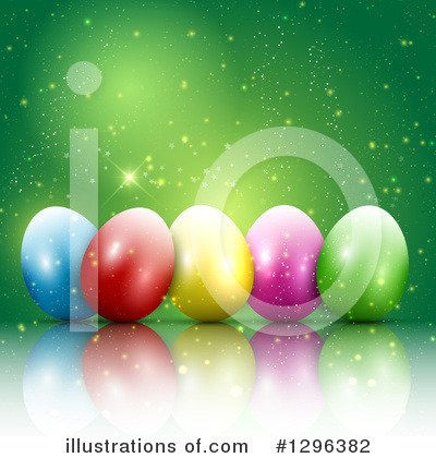 Easter Eggs Clipart #1296382 by KJ Pargeter