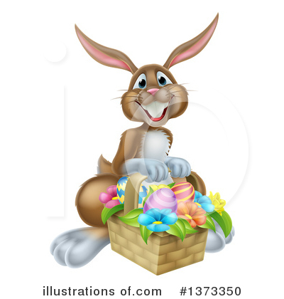 Easter Bunny Clipart #1373350 by AtStockIllustration