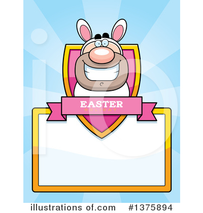 Easter Bunny Clipart #1375894 by Cory Thoman