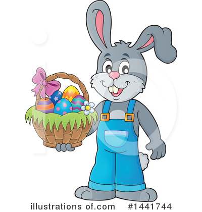Easter Bunny Clipart #1441744 by visekart