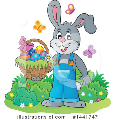Easter Bunny Clipart #1441747 by visekart