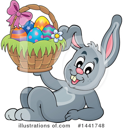 Easter Basket Clipart #1441748 by visekart