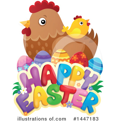 Royalty-Free (RF) Easter Clipart Illustration by visekart - Stock Sample #1447183