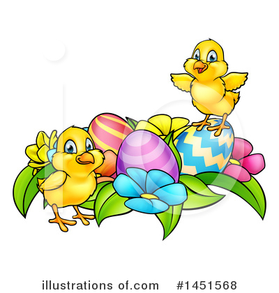 Easter Eggs Clipart #1451568 by AtStockIllustration