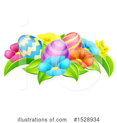 Easter Eggs Clipart #1528934 by AtStockIllustration