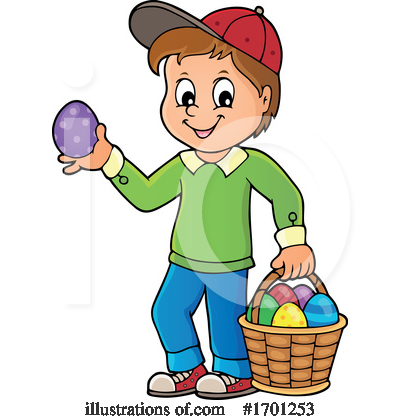 Easter Basket Clipart #1701253 by visekart