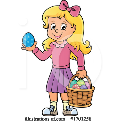 Easter Basket Clipart #1701258 by visekart