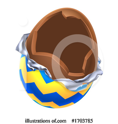 Chocolate Egg Clipart #1703785 by AtStockIllustration