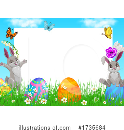Easter Bunny Clipart #1735684 by Vector Tradition SM
